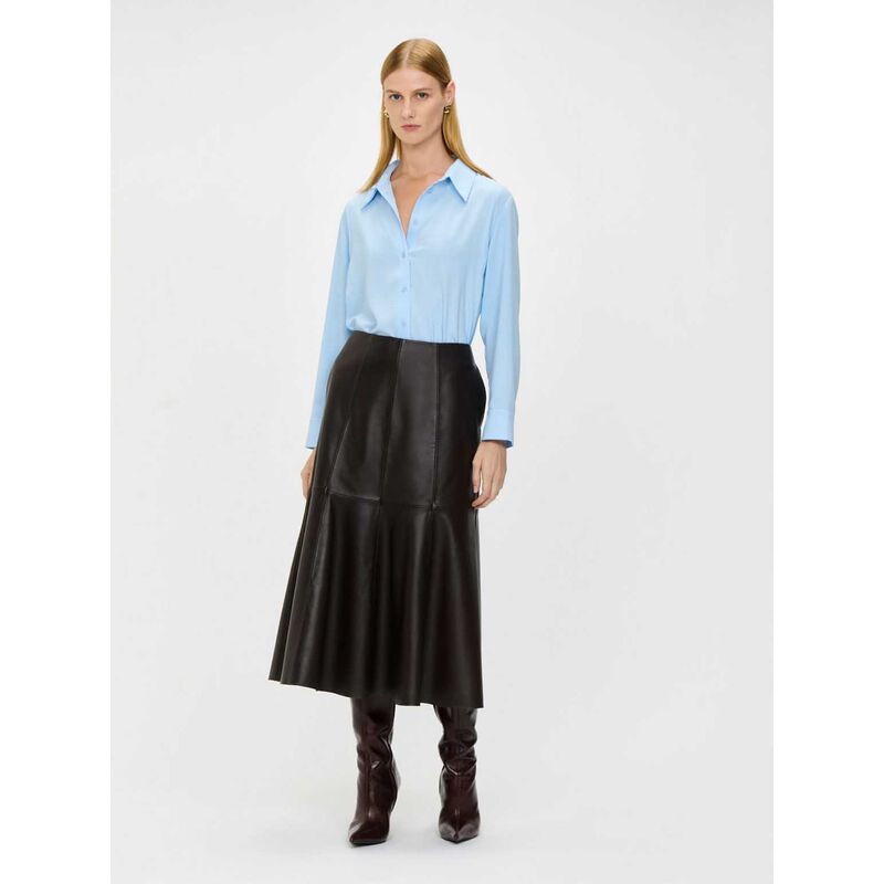 Veronika Maine Washer Finish Crinkle Shirt image number 2